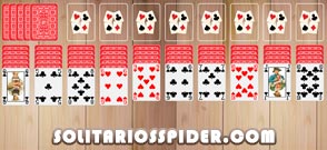 Juegos Spider Solitaire: 1, o palos para jugar a las cartas en línea